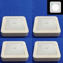 LED Motion Sensor Night Light, Battery Powered Wireless LED Night Light With Electronic Components, Suitable For Home, Hallway, Bedroom, Hotel, Office, Restaurant, Party And Christmas Holiday Decoration (Battery Not Included) - Multicolor - View 9