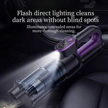 16000PA Handheld Vacuum Cleaner, 11.1V Cordless, With Crevice Nozzle And Washable Filter, Suitable For Car, Home, Office And Pet Hair Quick Cleaning, Equipped With 2500MAH Battery - Multicolor - View 4