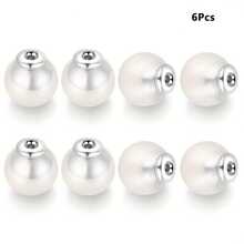 2/4/6pcs Earring Backs, Earring Back Replacements, Earring Back Locking Brackets, Large Pendant Suitable For Earrings, Heavy Earrings, Ear Jewelry Making - Ear Plug - View 10