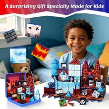 Cartoon Pattern Magnetic Building Blocks Set, 3D Magnetic Tiles Puzzle Toy For Kids, Early Education Educational Toy To Develop Spatial Imagination, Parent-Child Interactive Tabletop Game, Fun Desktop Decoration, Suitable For Children, Teenagers And Adults, Surprise Collectible Gift Box, Ideal Birthday, Holiday And Party Gift For Boys And Girls - Multicolor - View 10