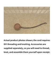 Round Wooden Car Air Freshener Diffuser, Round Wooden Car Fragrance Pad, Air Vent Clip Fragrance Diffuser, Suitable For All Car Models, Car Air Freshener Diffuser, Minimalist Style, Can Be Hung In Bedroom Closet - Multicolor - View 10