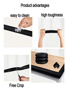 Extra-Long Foam Edge Protector-Soft NBR Cushioning Strip; Self-Adhesive Furniture Edge Guard Suitable For Tables, Desks, And Cabinets. - Multicolor - View 7