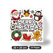 Buku Mewarnai Natal - Buku Mewarnai Dewasa yang Menyenangkan & Menggemaskan, 24 Halaman, Mewarnai untuk Meredakan Stres: Hadiah Sempurna untuk Pecinta Mewarnai (Mewarnai Ruang Nyaman), Ideal untuk Natal, Halloween dan Ulang Tahun, Hadiah Pesta, Hadiah Kembali ke Sekolah - MultiWarna - View 10