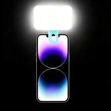 1pc Detachable Clip-On Phone Fill Light, With Adjustable Bracket, Adjustable White/Warm/Natural Light, Rechargeable, Compact And Portable, Suitable For Laptop/Phone/Tablet/Video Call/Makeup, Perfect For Selfie And Live Streaming, Portable Fill Light. Featuring Matte Back Design, Enhanced Texture, High Portability For Daily Use - Rectangular Style - View 17
