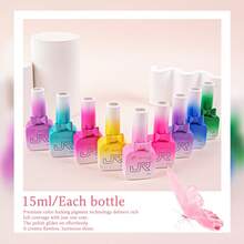 JR 126 Colors Gel Nail Polish Ivory 15ml 9pcs Bow & Ribbon Filled Bottle Set Soak-Off UV LED Girls Gift - Multicolor - View 4