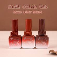 JR 126 Colors Gel Nail Polish Ivory 15ml 9pcs Bow & Ribbon Filled Bottle Set Soak Off UV LED Girls Gift - Multicolor - View 5