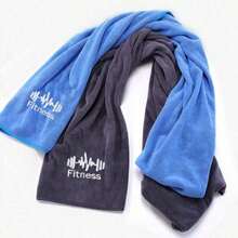 2pcs Sports Towels, Gym Sweat Towels, Quick-Dry Absorbent Towels For Bathing And Outdoor Use - Multicolor - View 1