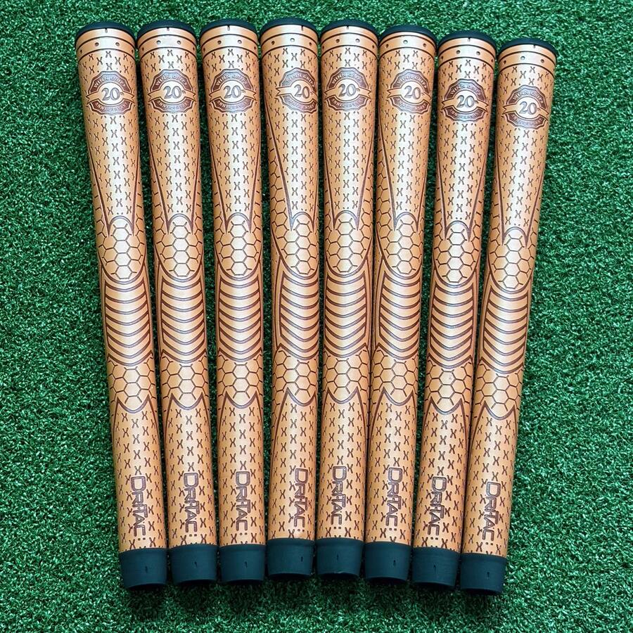 10PCS Golf Grip PU Iron Club Grip Standard Medium Size - Brown - View 1