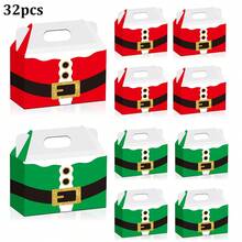 8/12/22/32pcs Kotak Kado Bertema Natal dengan Motif Sabuk Kartun, Kotak Kado Kertas, 2 Gaya, Ukuran 15*8*9cm, Dengan Motif Sabuk Kartun, Cocok Untuk Ulang Tahun, Pernikahan, Natal, Dekorasi Liburan, Kemasan Kado, Ritel, Kotak Pembungkus Kado - View 10