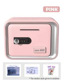 NEUSNEY Large Capacity Password Unlock Piggy Bank Children's Coin Bank Toy Home Small Coin Gift Birthday Halloween Christmas Gift Some Accessories Randomly Selected - Multicolor - View 13