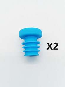 1/2/5pcs Simple & Reusable Silicone Wine Stoppers, Suitable For Wine, Beer, Champagne Bottles, Dishwasher , Keeps Liquor Fresh - Multicolor - View 12