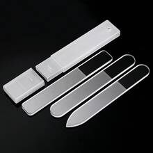 3/5pcs Nano Glass Nail File Set, Nail Polishing File, Nano Glass Nail File Glossy Polishing Manicure Care Tool, Portable Individual Boxed - Clear - View 4