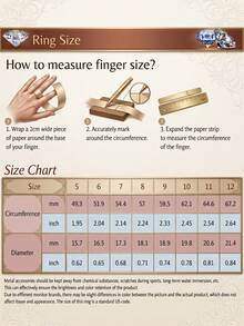 3pcs Copper Material Fashion Engagement Wedding Set Rectangular Geometric Rings For Women, Party Gift, Suitable For Valentine's Day And Anniversary - Multicolor - View 4