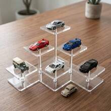 Acrylic Storage Rack Jewelry Figurine Cosmetic Display Stand Suitable For Bedroom Office Desktop Decoration - Multicolor - View 6
