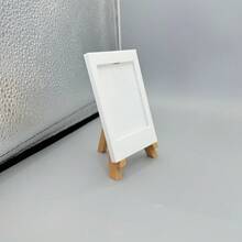 White Mini Instant Photo Frame, Easel-Style Photo Display Stand, Reusable Desktop Photo Decor, Multi-Scene Universal Desktop Decoration, Ideal Gift For Friends, Family And Classmates, Perfect Gift For Birthday, Anniversary And Holiday - Picture Frame - View 9