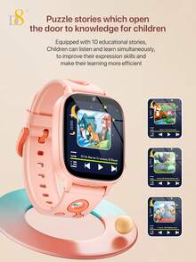 D8 2026 New Kids Smart Watch, HD Touch Screen, Camera & Video Recording, Puzzle Games, Children's Stories, LED Flashlight, Ultra-Long Battery Life, Multifunctional Watch, Pedometer, Alarm, Gift For Boys Girls - View 8