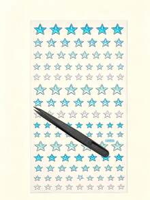 1Set Aesthetic Stickers Journaling Supplies Holographic Glitter Star Decals Vibrant Multicolor Shimmer Ornament For Device Surface Decor For Personal Item Embellishment For Daily Accessory Upgrading - YT-dJ018-020 - View 9