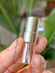 1/2件裝塑膠香水噴霧瓶，附壓式噴頭，適用於精華液、香水、保養品試用，可攜式可重複填充化妝品容器，適合旅行、保濕與產品測試 - 彩色 - 查看 4
