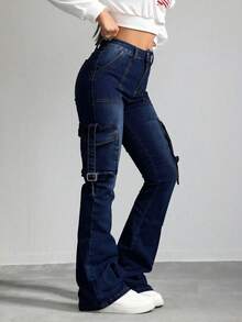 Women Jeans - Deep Blue - View 3