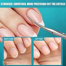 Cuticle Scissors Nail Cuticle Scissors, Stainless Steel Dead Skin Removal Scissors Manicure Tool, Precise Trimming Of Dead Skin And Hangnails, Smooth Cut Without Pulling Skin - Multicolor - View 3