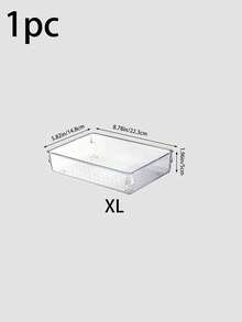 1/7pcs/11pcs/18pcs Transparent Drawer Storage Boxes Multi-Specification Free Combination, Cosmetics Jewelry Stationery Miscellaneous Items Classification And Organization, PET Odorless Non-Slip Divider Box Home Desktop Drawer Organizer Multi-Purpose, Used For Brushes, Jewelry, Lipstick, Different Compartments To Place Cosmetics, Small Tools, Very Suitable For Vanity, Office Drawer - Clear - View 14