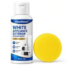 Appliance Shell Polishing Paste, Yellowing Removal, Brightening, Repair And Protection, Suitable For Refrigerator, Washing Machine, White Appliances, Home Users, Appliance Renovation, White Appliance Shell Polishing And Maintenance Paste - Appliance Restoration Cream - View 8