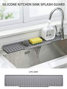 Alas Tetesan Keran, Alas Silikon Pelindung Cipratan Dapur, Alas Pengeringan Piring, Pelindung Cipratan Meja Dapur, Penghalang Air Lipat, Drainase Kemiringan Tinggi, Baki Tahan Air untuk Meja Wastafel, Cocok untuk Dapur dan Kamar Mandi, Perlengkapan Dapur, Kebutuhan Dapur, Kebutuhan Rumah Tangga, Kebutuhan Pembersihan Dapur Musim Panas, Halloween, Kebutuhan Rumah Tangga Natal - MultiWarna - View 8