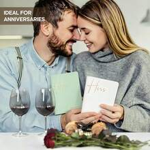 Men's And Women's Vow Book, Hot Stamped Wedding Vow Book, Essential For A Perfect Wedding Ceremony - Eternal Elegance, Back To School Season - one-size - View 9