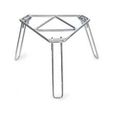 Foldable Campfire Tripod, Thick Galvanized Steel Triangle Stable Pot Hanging & BBQ Rack, No Assembly Required, Ready To Use, Suitable For Outdoor Camping, Picnic & Cooking - Multicolor - View 8
