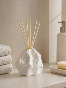 Rock Shape Reed Diffuser Bottle, Decorative Aroma Diffuser Holder, Minimalist Home Decor For Bedroom, Bathroom, Living Room & Office - Rock - View 7