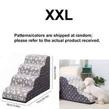 1pc Cartoon Pet Stairs, High Elasticity Foam Dog Steps 2/3/4 Levels, Pet Ramp, Suitable For Small Dogs And Cats, Non-Slip And Washable, Pet Climbing Stairs, Sofa Bed Climbing Support, For Elderly And Disabled Pets, Pet Stairs Furniture Protection Pad - Multicolor - View 21