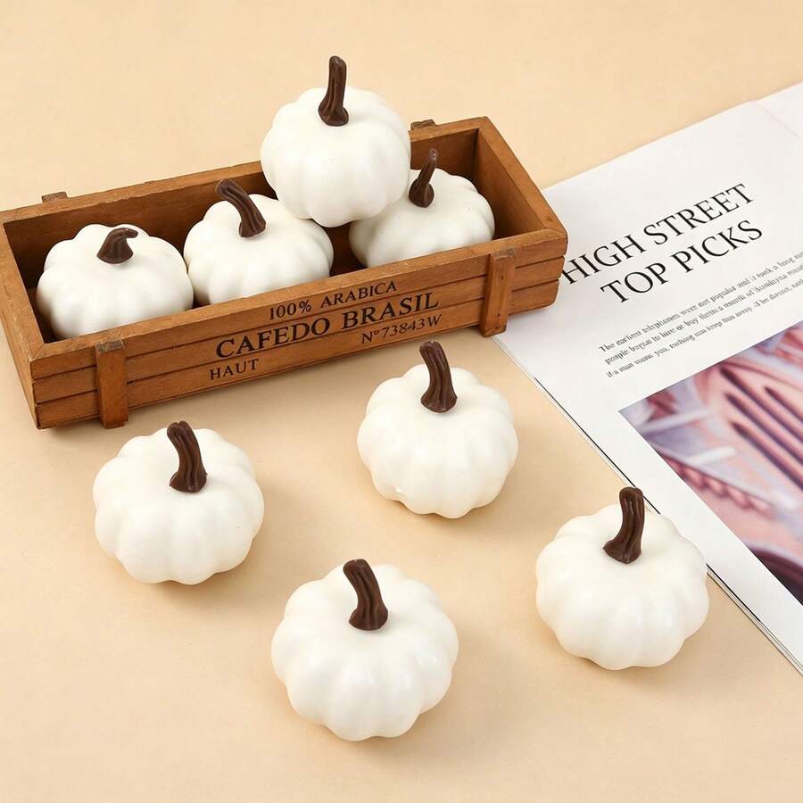 1 Set/4pcs Dekorasi Halloween Populer Realistis 5cm Halloween Busa, Model Palsu, Aksesoris Dekorasi Liburan, Hadiah Halloween (Gaya Acak) - MultiWarna - View 1