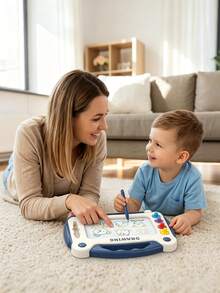 1pc Colorful Magnetic Drawing Board, Painting Board, Writing Board For Children 3+ Years Old,Magnetic Drawing Board, Erasable Doodle Note Board, Birthday Party Gift & Goodie Bag Filler, Back To School, Valentine's Day, Wedding, Birthday - Multicolor - View 3