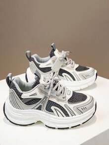 Spring American Style New Sports Shoes Fashion Casual Soft Sole Kids Shoes For Girls And Boys - Black - View 4
