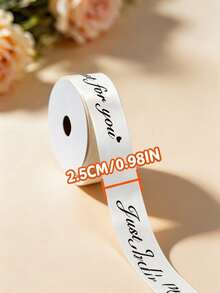 [Halloween] Customized Ribbon 25mm Personalized DIY Ribbon, Gift Packaging, Birthday, Wedding, Anniversary, Woven Ribbon Bow Decoration Gift, School Supplies - Multicolor - View 8