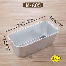 4/5/6/7 Inch Rectangular Baking Mold, Aluminum Non-Stick Multi-Function Baking Pan, Suitable For High-Temperature Oven Baking Bread And Rectangular Cakes, Kitchen Baking Tool For Eid Al-Adha, Eid Al-Fitr, Christmas, Valentine's Day - Rectangular Baking Pan - View 19