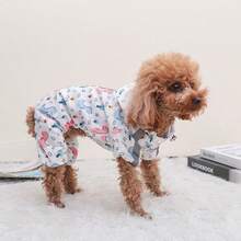 Waterproof Dog Raincoat Set, Including 1 Raincoat And Waterproof Drawstring, Available In Multiple Colors, Windproof And Waterproof, Fully Covered Design, Special Reflective Strip Double-Sided Design, Suitable For Dogs Of All Sizes - Pink - View 6