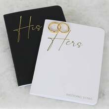 Men's And Women's Vow Book, Hot Stamped Wedding Vow Book, Essential For A Perfect Wedding Ceremony - Eternal Elegance, Back To School Season - one-size - View 8