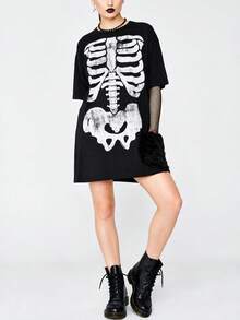 Women T-Shirts - Black - View 2