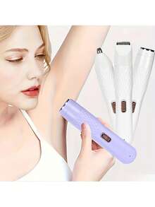 3-In-1 Electric Hair Removal Set – Multifunctional Hair Remover For Bikini Area, Nose, Ears, Eyebrows, Face, Legs, And Underarms – Portable Bikini Trimmer – USB Rechargeable & Cordless – Effective Hair Removal Battery Capacity 150mAh - View 1