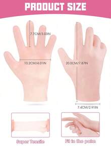 1pc/2pcs/4pcs/6pcs Soft Silicone Gel Exfoliating Foot & Hand Care Tool For Dry Cracked Skin, Softening Skin Care Tool, Hand Care, Mother's Day Gift, Gift, Travel Accessory, Suitable For All - Multicolor - View 4