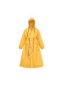 Women's Long Hooded Raincoat Outdoor Windproof Rain - Women's Raincoat - View 20