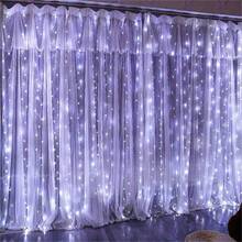 LED Remote Control Curtain Lights, USB Powered Hanging Fairy String Lights, 8 Lighting Modes, Suitable For Christmas, Halloween, Bedroom, Wedding, Birthday, Gift, Holiday Party Decoration - USB Curtain Light Strings - View 14