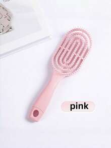 1pc Long Handle Women's Comb, Anti-Static, Wet & Dry Use, Volumizing Massage Comb, Curly Hair Comb, Styling Comb, Home Use - Multicolor - View 12