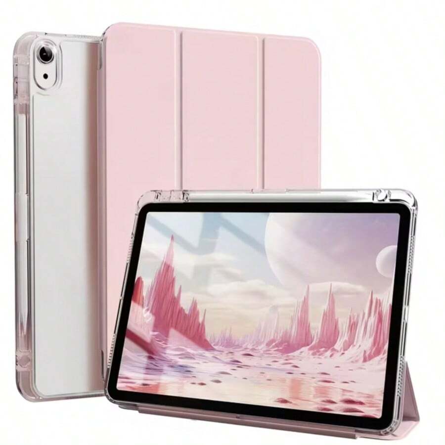 Tri-Fold Tablet Protective Case A16, Compatible With IPad 11th Generation Tablet Protective Case, Matte Back Plate With Pen Slot, Smart Sleep/Wake, Full Coverage Anti-Drop, Compatible With IPad 9th, 10th Generation Tablet Protective Case, Tab M11 Protective Case, Pad2 Tablet Protective Case, Matepad SE 11-Inch Tablet Protective Case, Compatible With Honor Pad X8A Tablet Protective Case