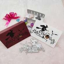 1pc Halloween Border Metal Cutting Die, Suitable For DIY Scrapbooking Templates, Handmade Greeting Card Tools And Holiday Home Decor Making - Halloween - View 12