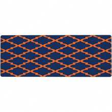 Moroccan Pattern Orange Navy Blue Mouse Pad, Anti Slip Rubber Base, Mouse Pad, Table Pad - Mouse Pad - View 5