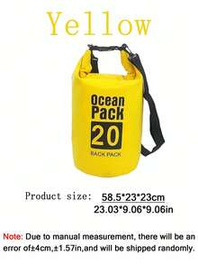 1pc Outdoor Travel Waterproof Bucket Bag 2L/5L/10L/15L/20L Rafting Stream Swimming Waterproof Backpack - Floating Waterproof Dry Bag, Outdoor Rafting Waterproof Bag Backpack | 500D PVC, Waterproof Phone Case Holiday Essential Beach Bag Swimming Bag, Suitable For Kayaking, Rafting, Beach Rafting, Swimming Travel Essential Waterproof Bag/Swimming Bag - Multicolor - View 38