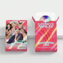 124張 KATSEYE 新專輯 WILD Star KPOP 周邊 LOMO 系列全息照片卡 - 98283-KATSEYE - 查看 10