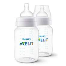 PHILIPS AVENT CLASSIC 260ML/9OZ BABY BOTTLE 2-PACK - Clear - View 2